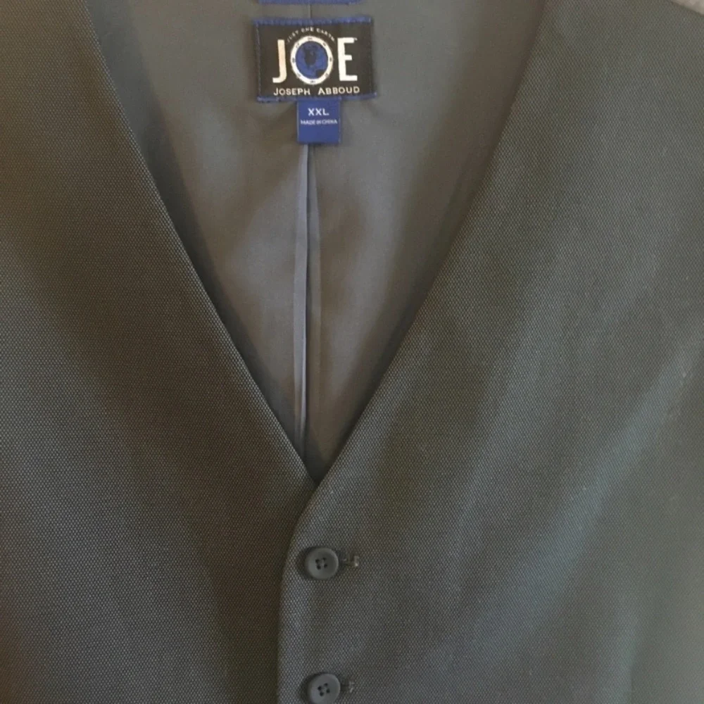 JOE Joseph Abboud Gray Slim Fit Vest
